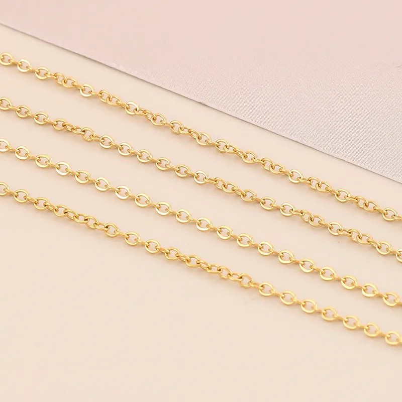 Simple Style Round Stainless Steel Shell Titanium Steel Plating 18K Gold Plated Necklace_colorza_7