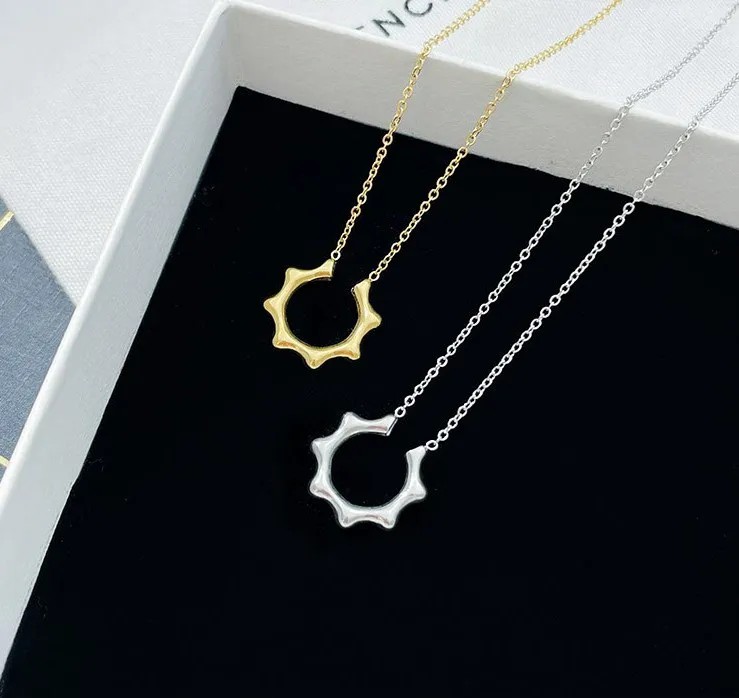 Simple Style Geometric Titanium Steel Plating Pendant Necklace_colorza_1