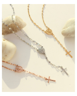 New Geometric Jesus Cross Pendant Necklace In Wholesale CA7810135