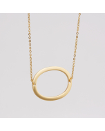 Initial Necklace Letter Necklace Personalized Name Necklace 18K Gold Plated Stainless Steel Wife Gifts Gifts For Mom Moms Gift Birthday Gift for Her Alphabet O