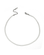Silver Herringbone Chain Necklaces Snake Chain Choker BN210201 