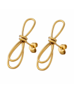 Fashion Geometric Titanium Steel Earrings Plating Stainless Steel Earrings