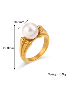Wholesale INS Style Stainless Steel Ring Plated 18K Gold Drop Oil Square Zircon Ring Female-01-6