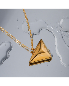 Wholesale Stainless Steel Pendant Necklace Triangle Pendant Necklace 