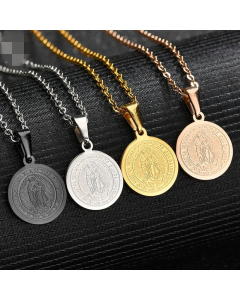 Titanium Stainless Steel Fashion Geometric Necklace - CA7810007