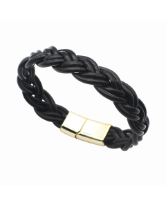 Black Varnish Silicone Jelly Bangle Woven Bracelet PVC Bangle LY881012-30112