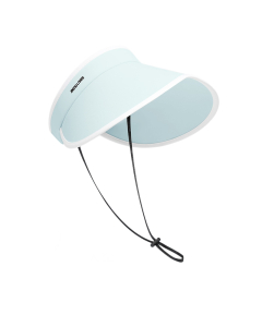 Blue Quick-dry Visor Hat Adjustable Hiking Beach Hats Women HC690011