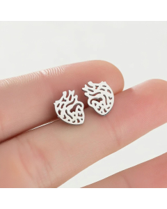 Cardiac Shape Titanium Steel Earring Steel Plated Earrings CA08810982