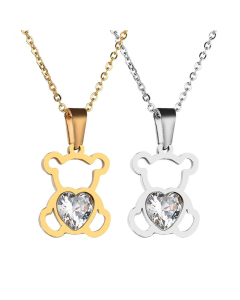 Cute Bear Necklace  CA7810002