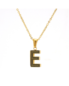 E Initial Necklaces for Women Girls 18k gold Chain Necklace CA7810230