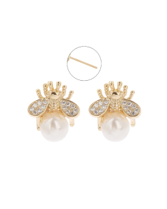 Bee Style Stud Earrings - EC690913