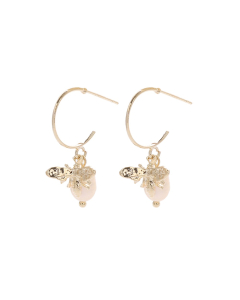 Butterfly on Fruit Dangle Earrings EC690919