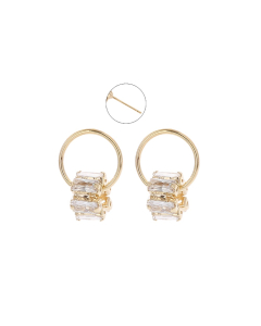 Hoops Linked Stud Earrings EC690920