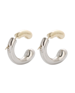 Assorted Color Hoops Stud Earrings  EC690922