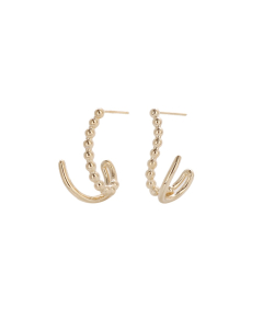 Ball Chain Stud Earrings EC690932