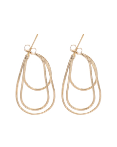 Triple Chains Stud Earrings EC690934