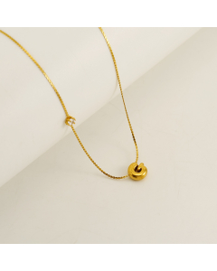 English Letter G Pendant Necklace Stainless Steel Diamond Clavicle Chain 