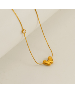 English Letter W Pendant Necklace Stainless Steel Diamond Clavicle Chain 