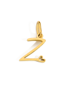 English Love Letter Z Stainless Steel Bracelet Necklace Accessories Stainless Steel Pendant 