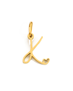 English Love Letter K Stainless Steel Bracelet Necklace Accessories Stainless Steel Pendant 