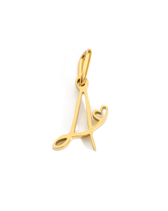 English Love Letter A Stainless Steel Bracelet Necklace Accessories Stainless Steel Pendant 