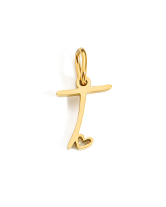 English Love Letter T Stainless Steel Bracelet Necklace Accessories Stainless Steel Pendant 