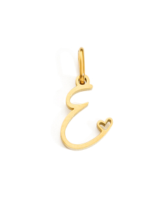 English Love Letter E Stainless Steel Bracelet Necklace Accessories Stainless Steel Pendant 