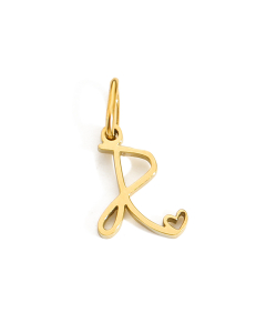 English Love Letter R Stainless Steel Bracelet Necklace Accessories Stainless Steel Pendant 