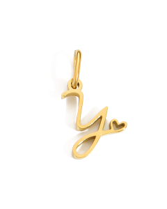 English Love Letter Y Stainless Steel Bracelet Necklace Accessories Stainless Steel Pendant 