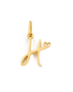 English Love Letter H Stainless Steel Bracelet Necklace Accessories Stainless Steel Pendant 