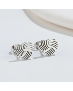 Fashion Heart Shape Titanium Steel Earring Studs Gold Plated Earring Swatch