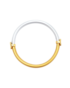 Gold And Silver PVC Stacking Bangle Varnish Bracelet LY881010
