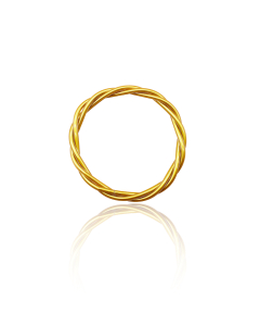 Gold Varnish Single Bracelet Woven Bracelet LY881009-30058