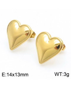Wholesale Stainless Steel Earrings Fashion Simple Style Non-fading High Quality Heart Earrings For Women