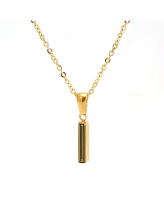 I Initial Necklaces for Women Girls 18k gold Chain Necklace CA7810230
