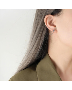 Individuation Style Bow Knot Steel Plated Studs Earrings CA08811171