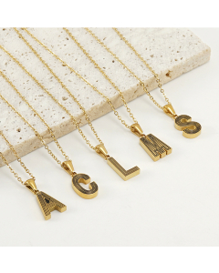 Initial Necklaces for Women Girls 18k gold Chain Necklace CA7810230