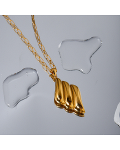 Wholesale 18K Gold Stainless Steel Necklace Wing Pendant  Necklace