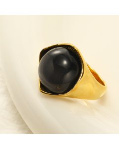 Wholesale Stainless Steel Ring Opal Inlaid Ring