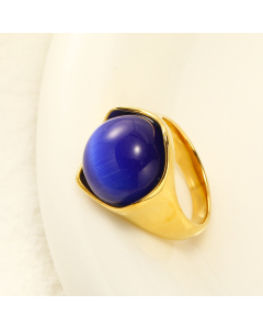 Wholesale Stainless Steel Ring Opal Inlaid Ring