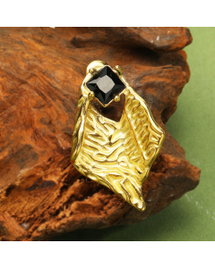 Fashion Irregular Tinfoil Texture Zircon Inlaid Stainless Steel Earrings