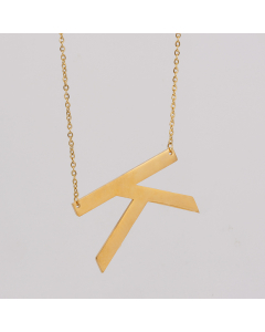 Initial Necklace Letter Necklace Personalized Name Necklace 18K Gold Plated Stainless Steel Wife Gifts Gifts For Mom Moms Gift Birthday Gift for Her Alphabet K