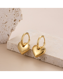 Light Luxury Love Titanium Steel Earrings Stainless Steel Earrings Wholesale