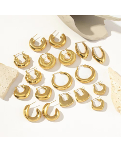 Minimalist_solid_color_stainless_steel_plated_earring