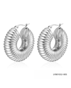 Minimalist_solid_color_stainless_steel_plated_earring-Steel Color-05