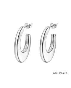 Minimalist_solid_color_stainless_steel_plated_earring-Steel Color-11