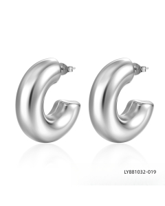 Minimalist_solid_color_stainless_steel_plated_earring-Steel Color-13