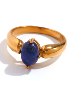Stainless Steel Gold Plated Ring Fine Colorza Jewelry