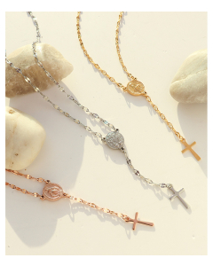 New Geometric Jesus Cross Pendant Necklace In Wholesale CA7810135