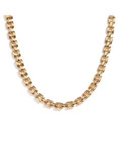 Wholesale Stainless Steel Necklace Plain Solid Color Non-fading Handmade Chain 